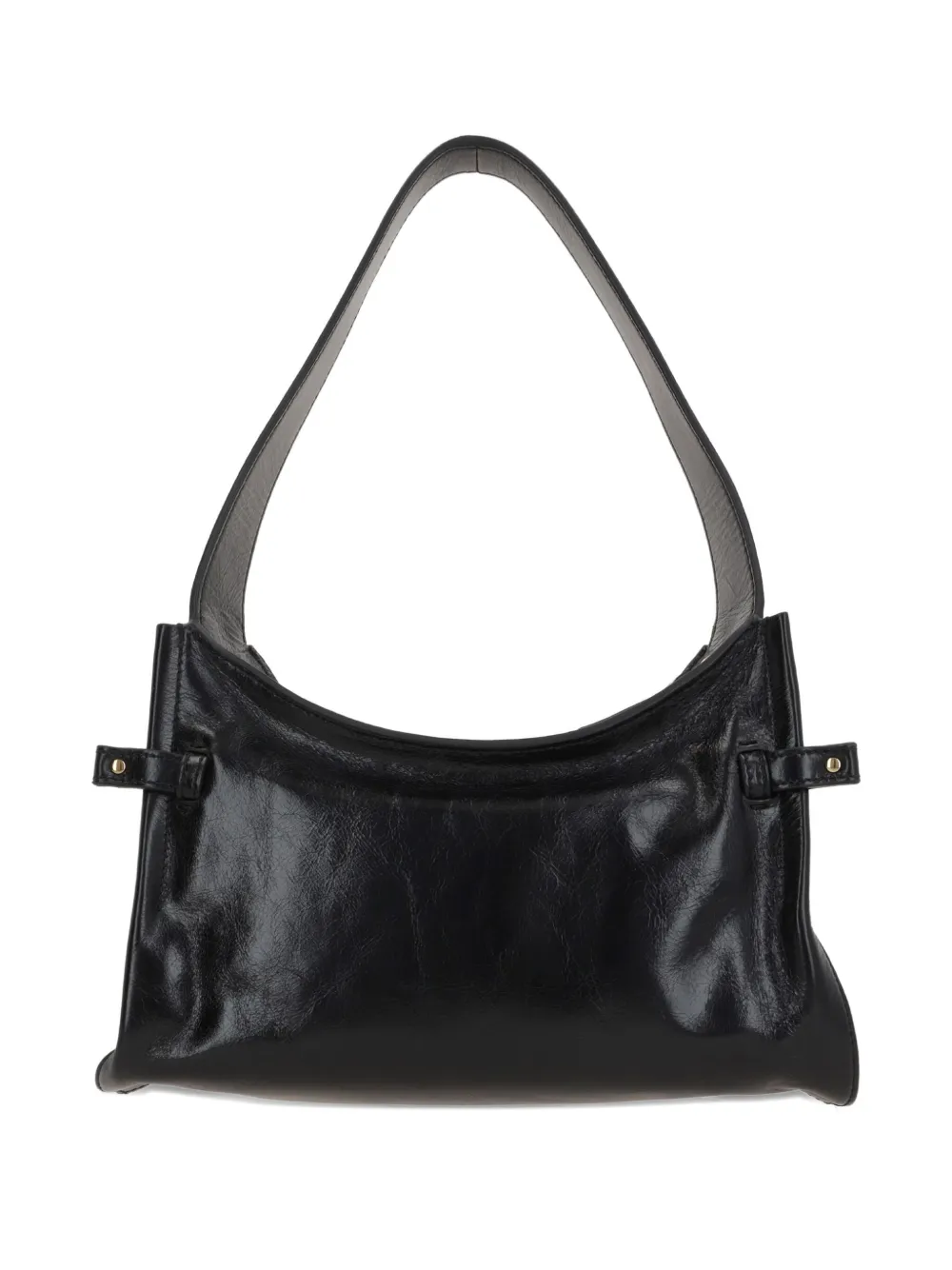 Chloé Charms embellished leather shoulder bag - Zwart