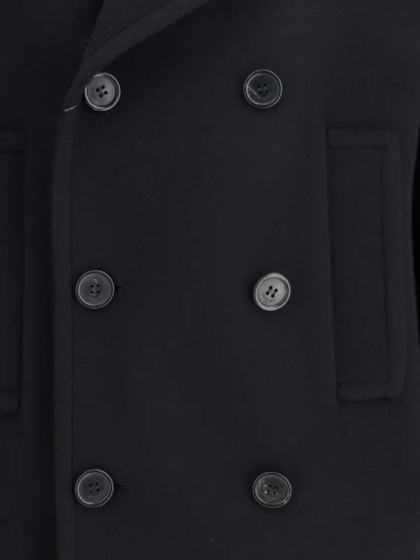 Saint Laurent コート | ブラック | FARFETCH JP