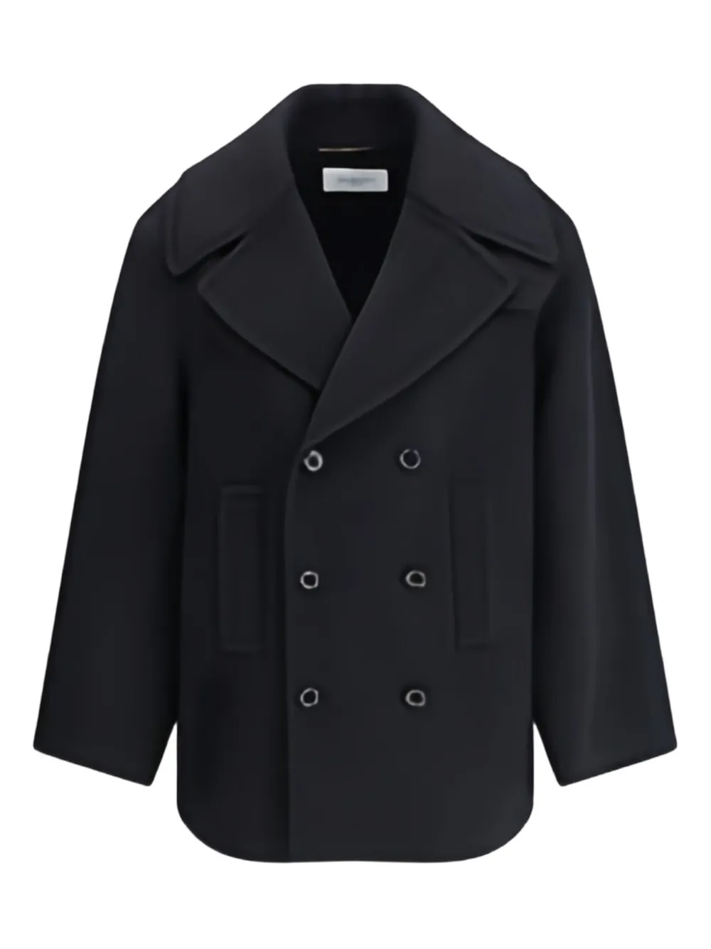Saint Laurent Coat Zwart