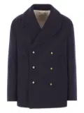 Valentino Garavani double-breasted wool peacoat - Blue