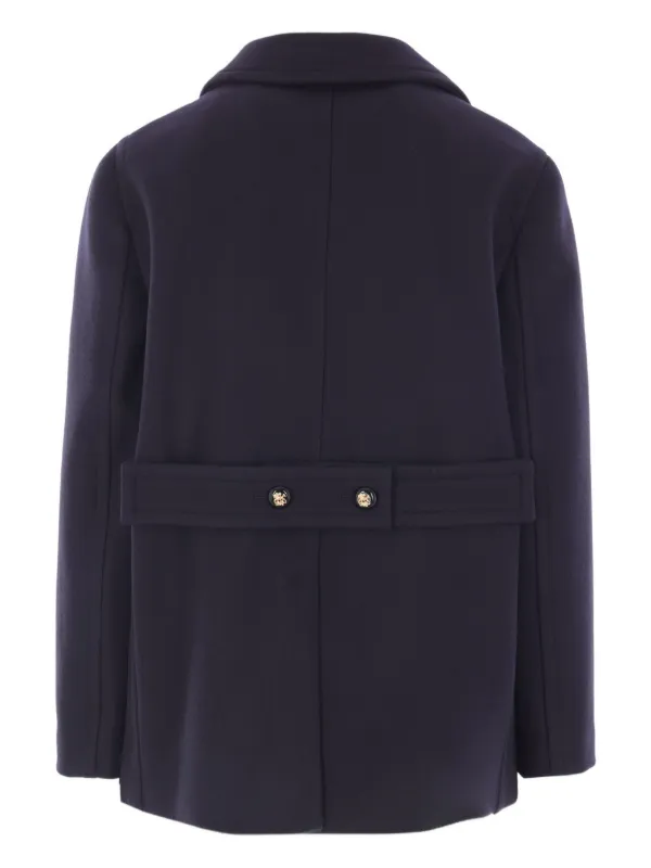 VALENTINO ヴァレンティノ ネイビー コート　サイズ38 2 VALENTINO（ヴァレンティノ）ピーコート 紺 サイズ:46(M位