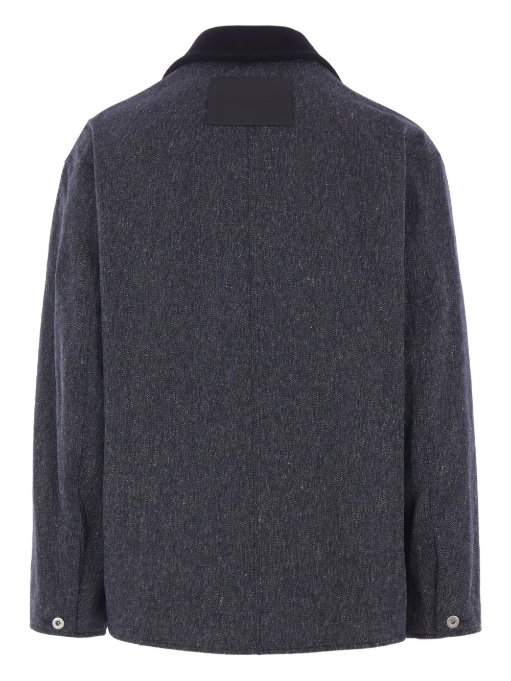 Jil Sander Flamé denim jack van wol-viltblend Blauw
