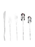 Misette Squiggle cutlery set (set of five) - Silver