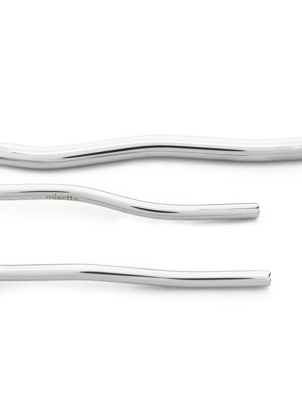  Misette Posate Squiggle (5 Pezzi) - Argento 