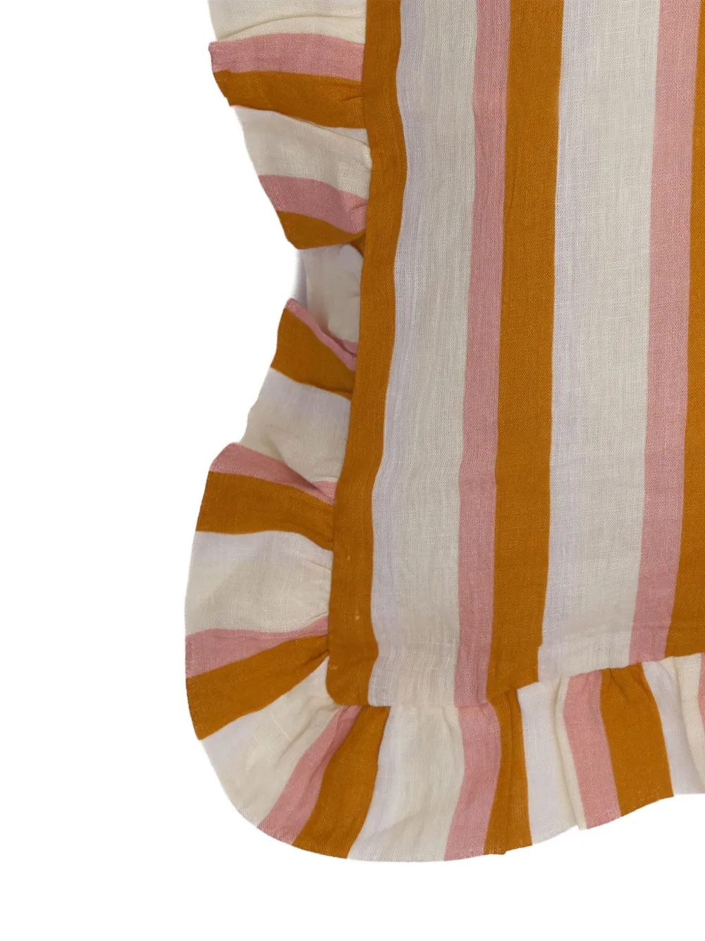 Amuse La Bouche striped ruffled cushion cover | Cushions | Image 2