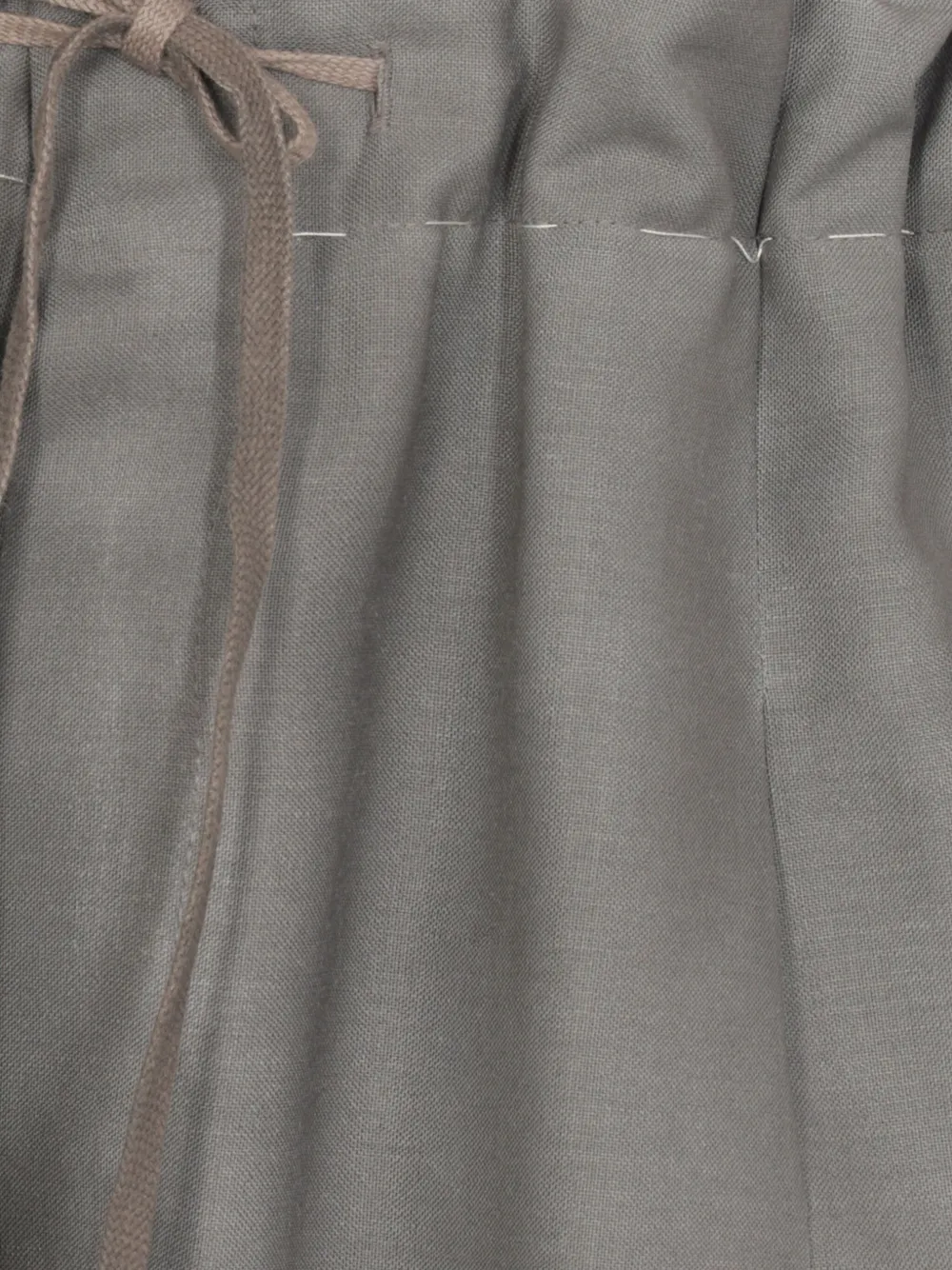 MM6 Maison Margiela Broek met trekkoordtaille Grijs