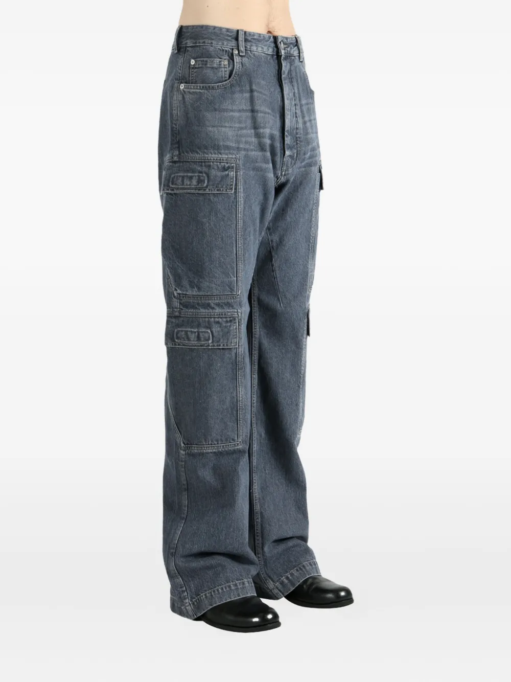 Rick Owens DRKSHDW cargo-pockets jeans Blauw