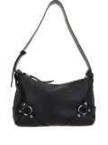 Ann Demeulemeester harness-detail leather shoulder bag - Black