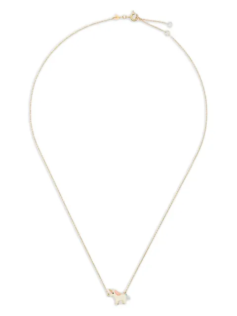 Aliita 9K yellow gold unicorn pendant necklace