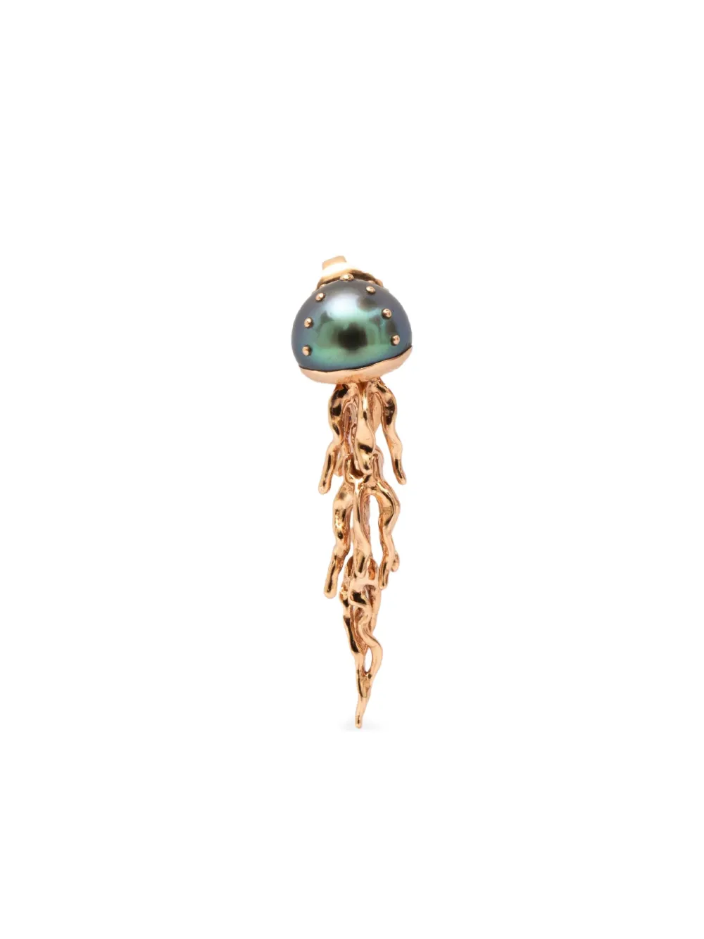 Bibi van der Velden Jellyfish パール ピアス 18Kローズゴールド - ピンク Bibi van der Velden Jellyfish パール ピアス 18Kローズゴールド - ピンク