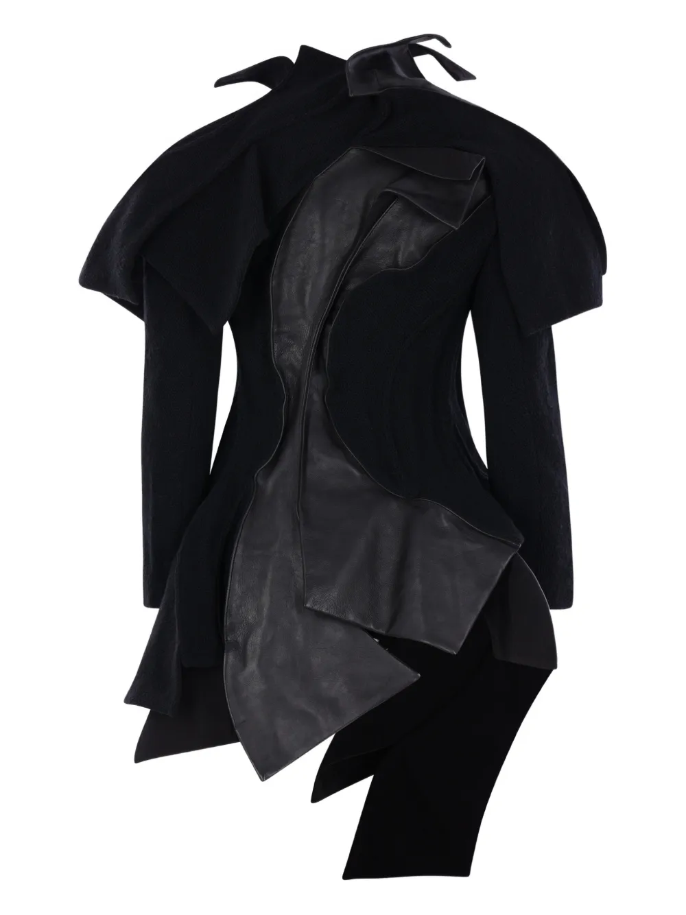Yohji Yamamoto layered jacket | Black | Image 1