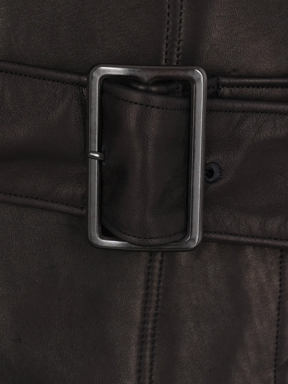 Yohji Yamamoto Belted Puff-sleeve Coat In Black