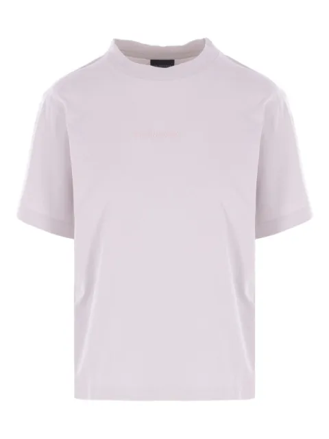 Balenciaga logo-embroidered cotton T-shirt