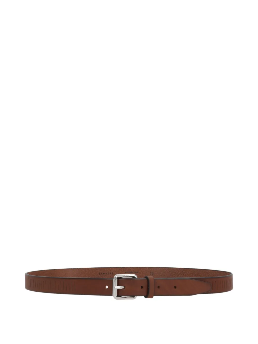 Lemaire Leather Belt In Brown