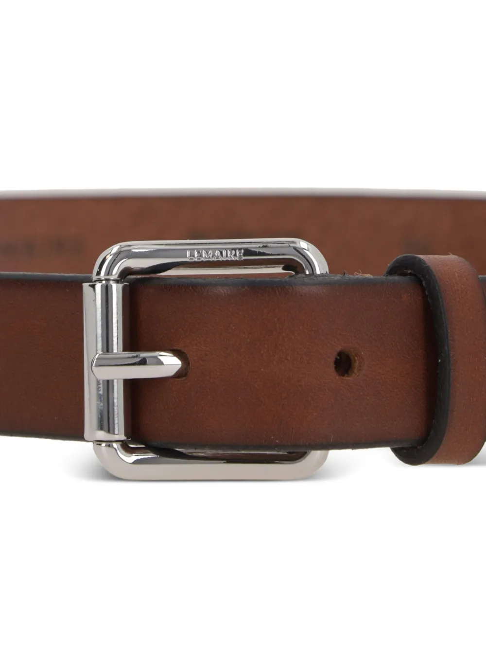 LEMAIRE ^ leren riem - Bruin