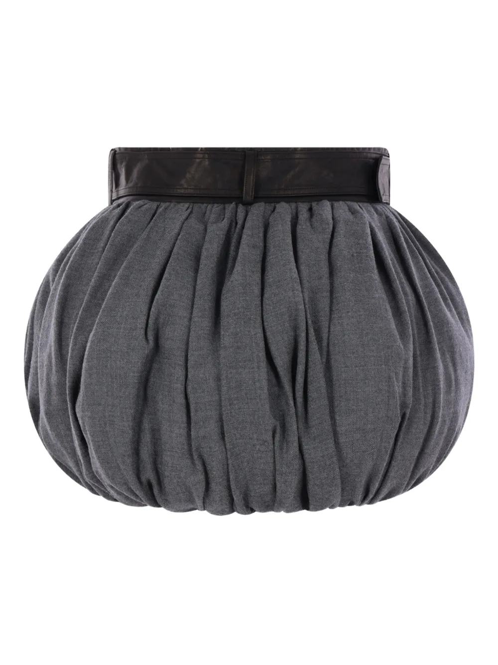 Yohji Yamamoto Rok met ceintuur - Grijs