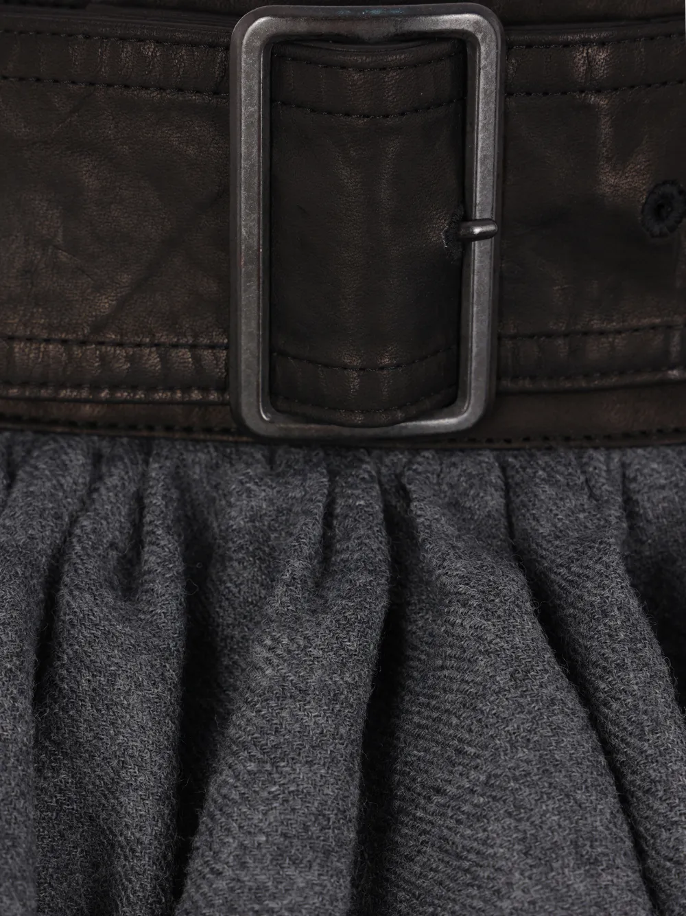  Yohji Yamamoto Belted Skirt - Grey 