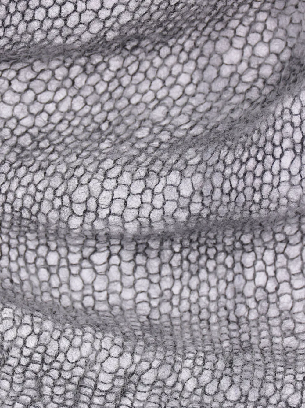Ann Demeulemeester Asymmetrical Drawstring Sweater In Gray