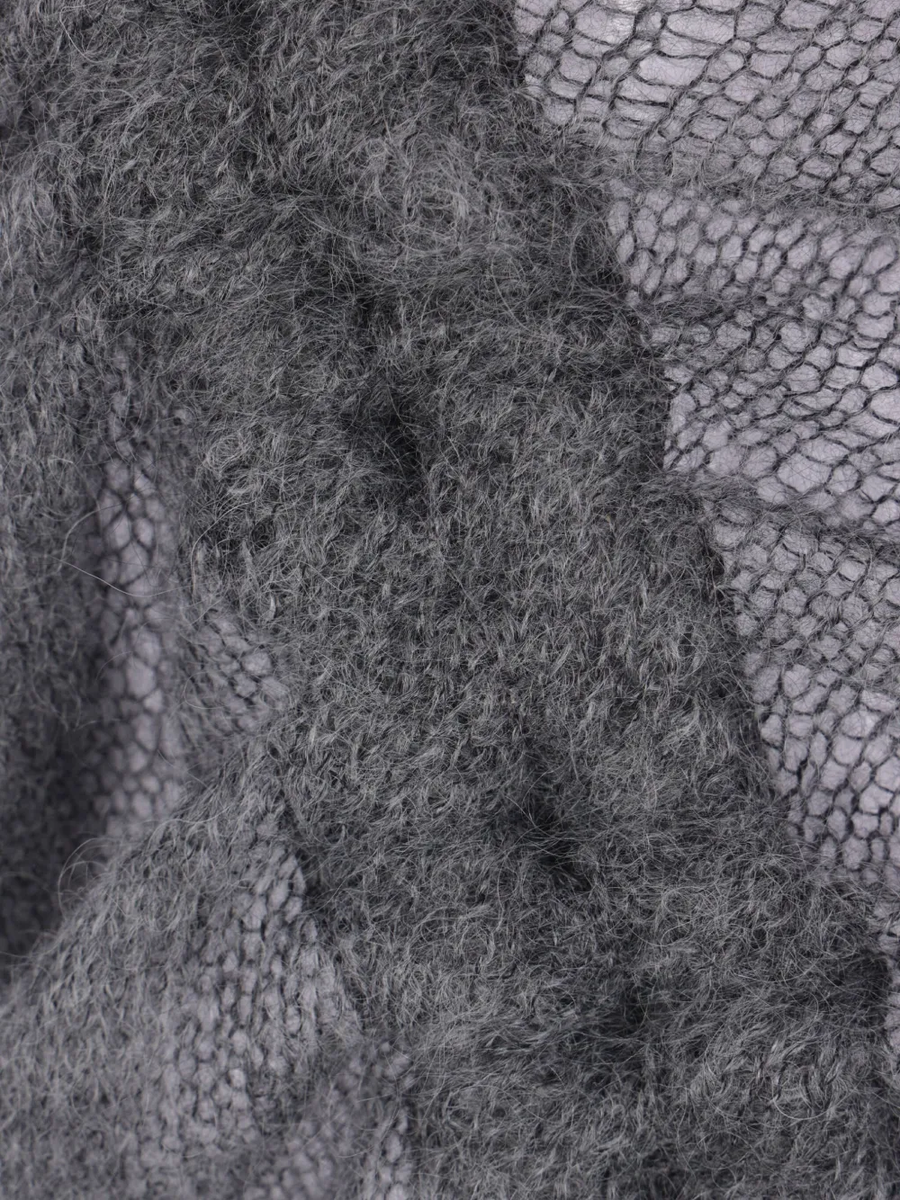 Ann Demeulemeester Asymmetrical Drawstring Sweater In Gray