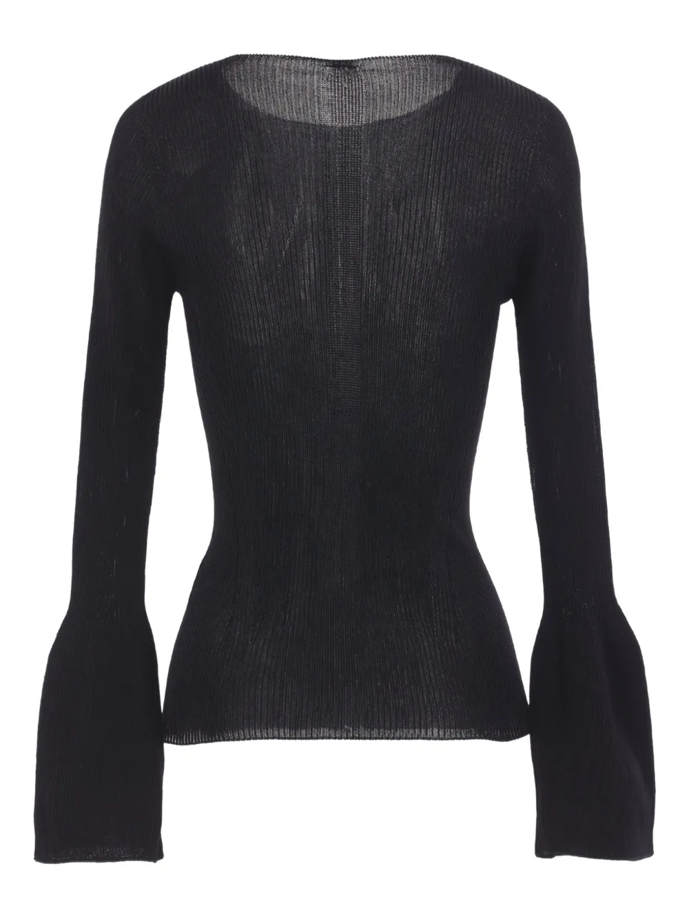 CFCL Ribgebreide top - Zwart