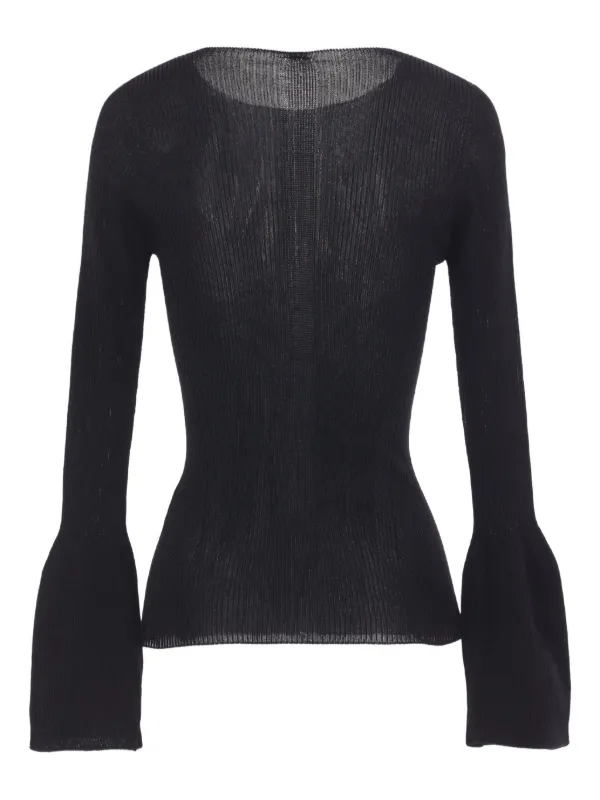 CFCL ベルスリーブ トップ | ブラック | FARFETCH JP