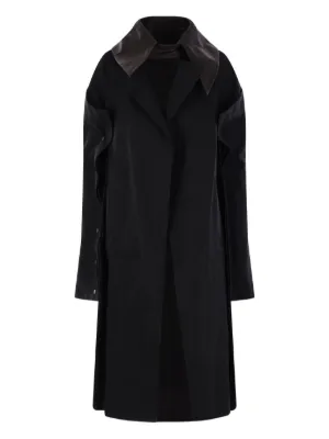 Yohji Yamamoto オープンフロント コート | ブラック | FARFETCH JP
