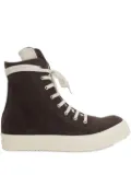 Rick Owens DRKSHDW zip-fastening high-top sneakers - Brown