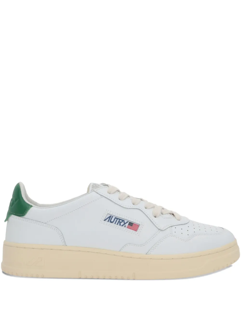 Autry perforated leather sneakers White