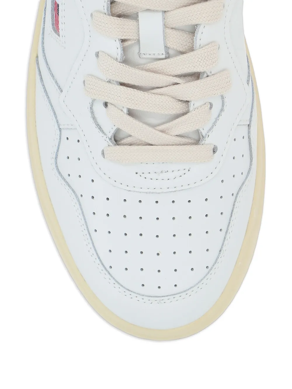 Autry perforated leather sneakers White