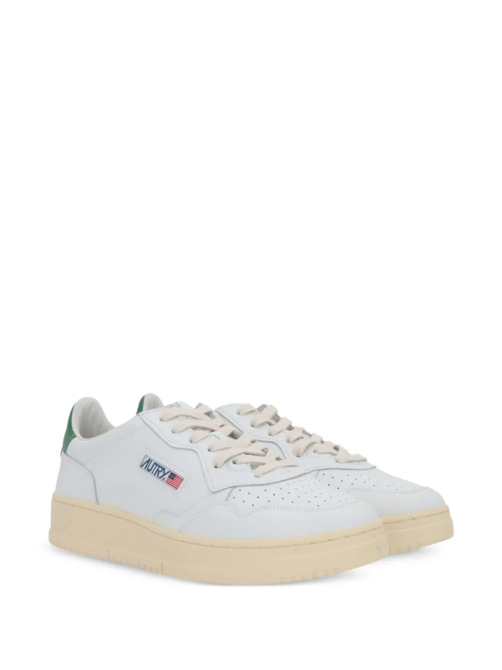 Autry perforated leather sneakers White