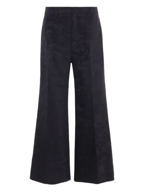 Chloé damask-pattern trousers