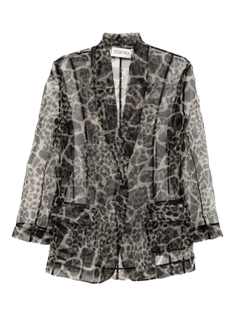 Tessitura Body Couture Monochrome blazer