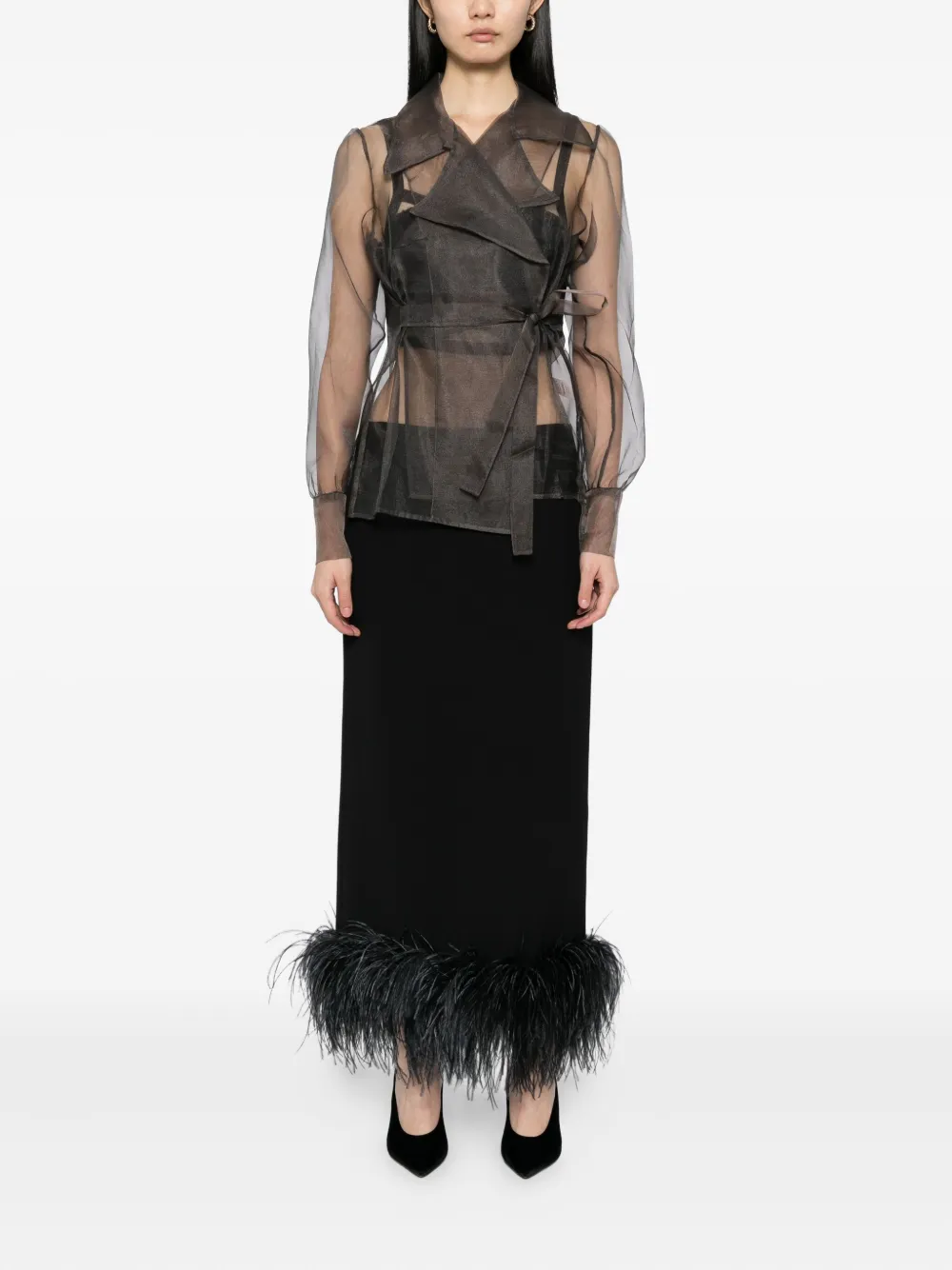 Tessitura Body Couture silk blazer | Blazers | Image 2