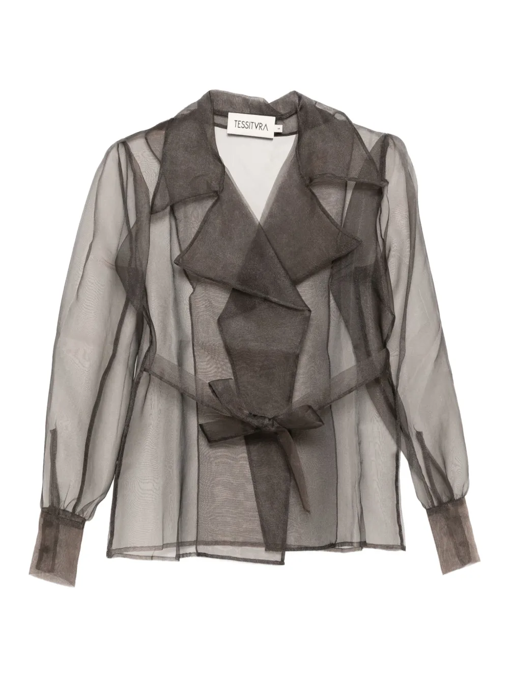 Tessitura Body Couture Silk Blazer In Black