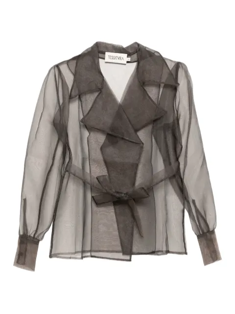 Tessitura Body Couture silk blazer