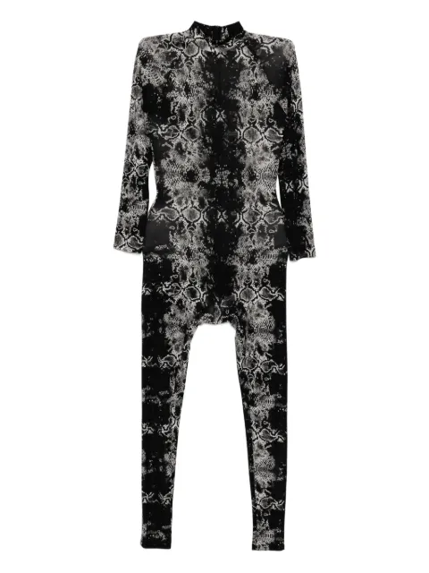 Tessitura Body Couture printed jumpsuit