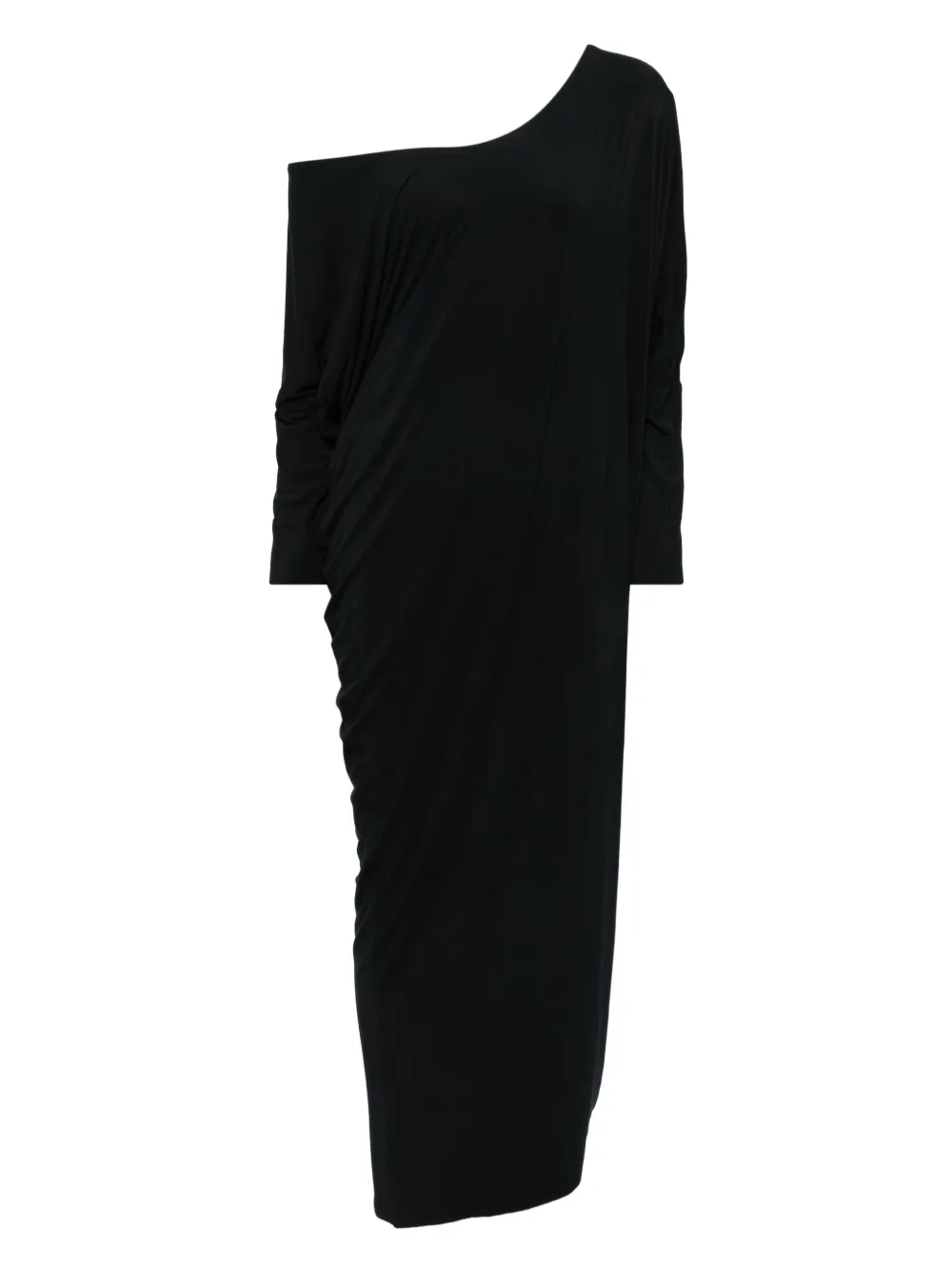 Tessitura Body Couture アシンメトリー ロングドレス - ブラック Tessitura Body Couture アシンメトリー ロングドレス - ブラック