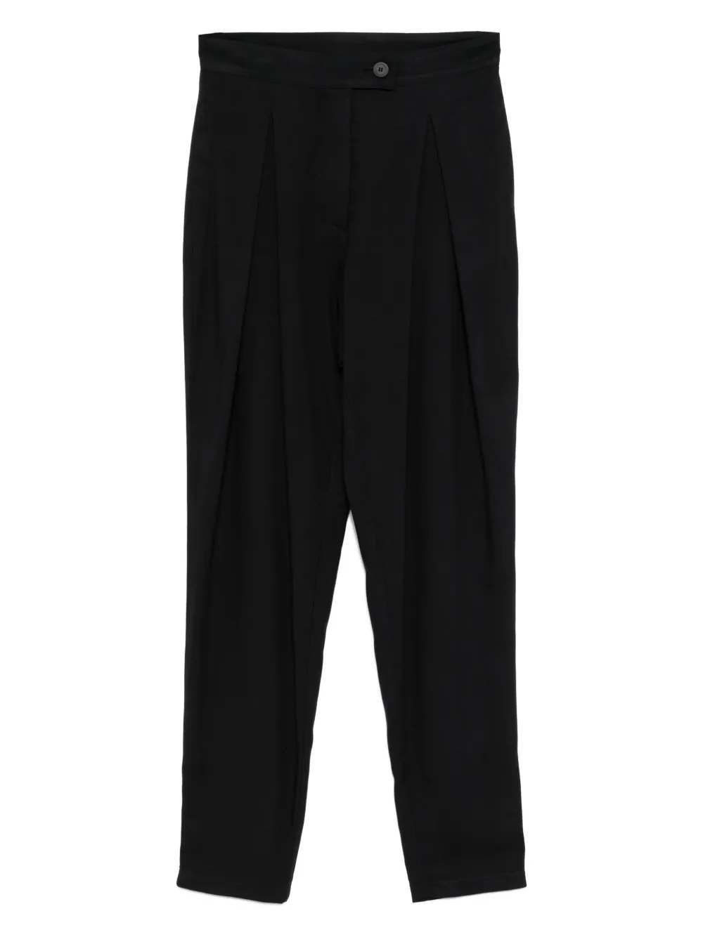 Tessitura Body Couture Folds Trousers In Black