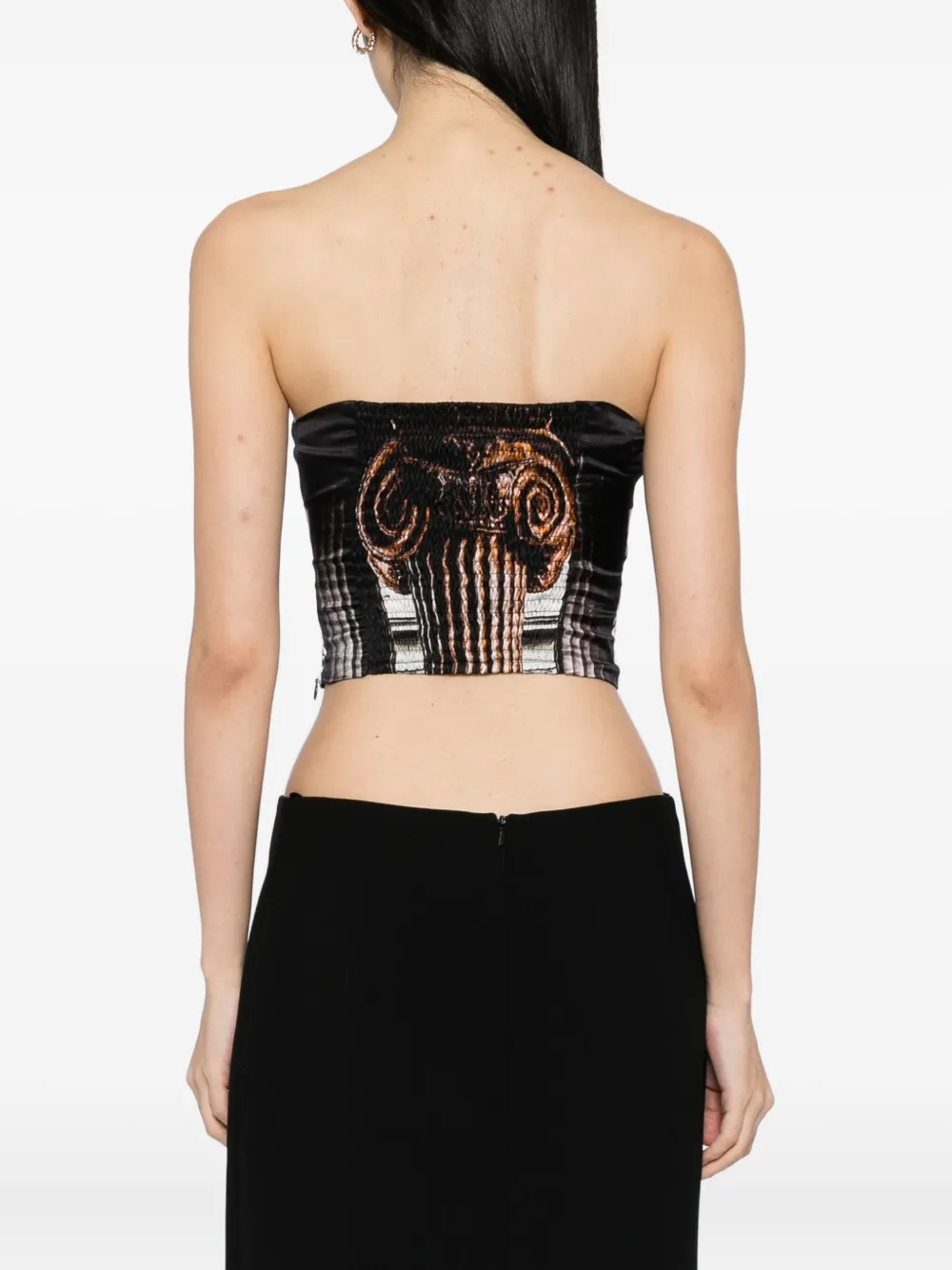 Tessitura Body Couture Column Top In Black