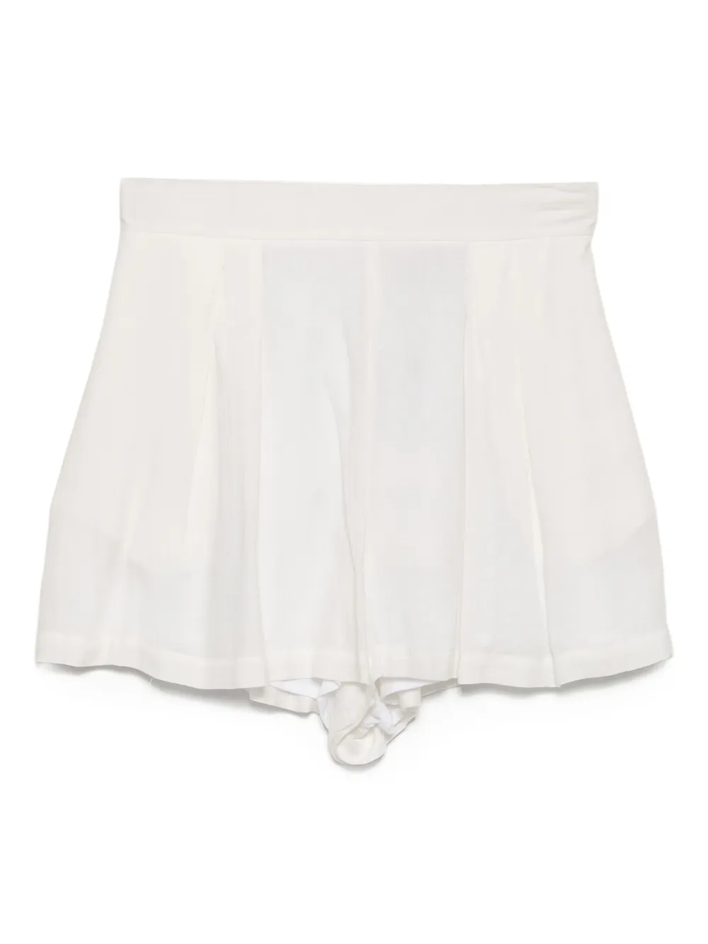 Tessitura Body Couture viscose shorts | White | Image 1