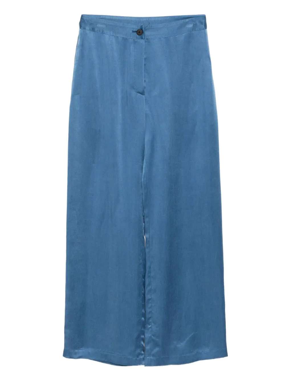 Tessitura Body Couture Cupro Trousers In Blue