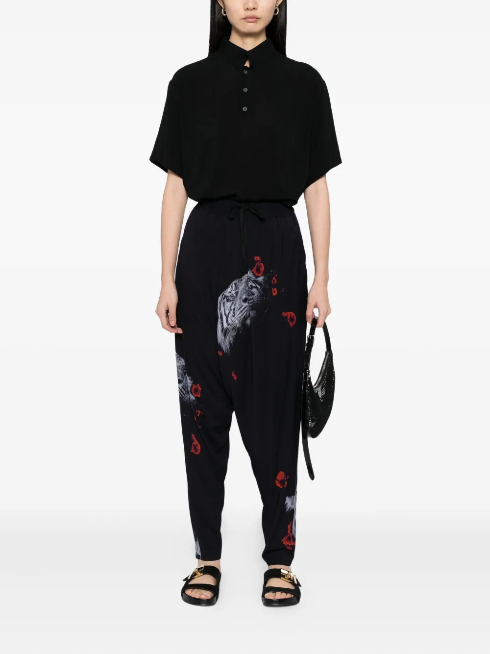 Tessitura Body Couture Broek met plooien - Blauw