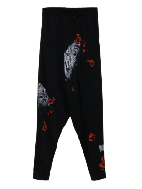 Tessitura Body Couture tiger folds trousers