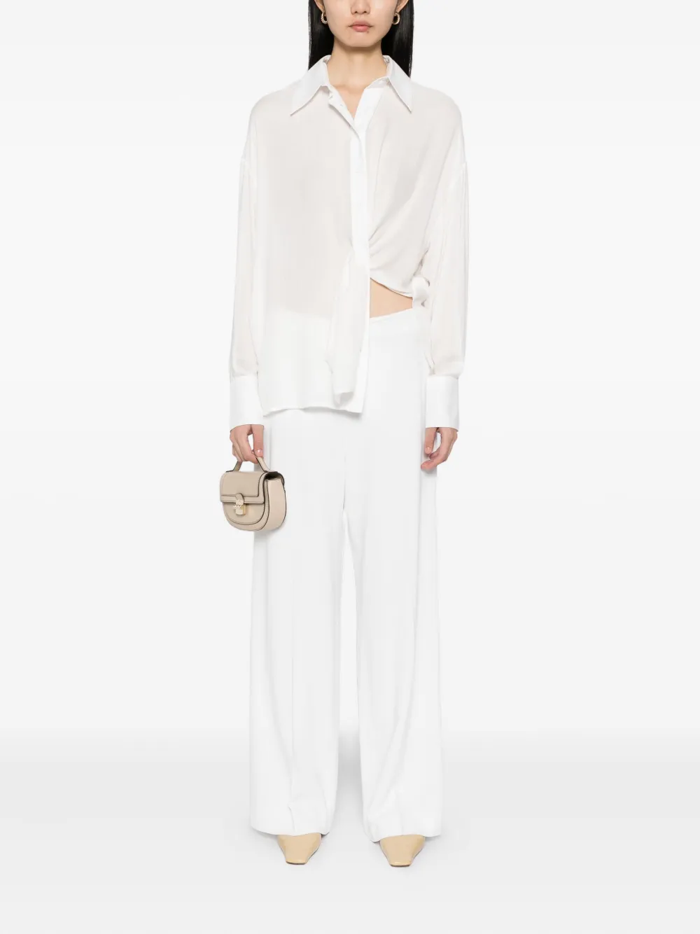 Tessitura Body Couture Blouse met uitgesneden details - Wit