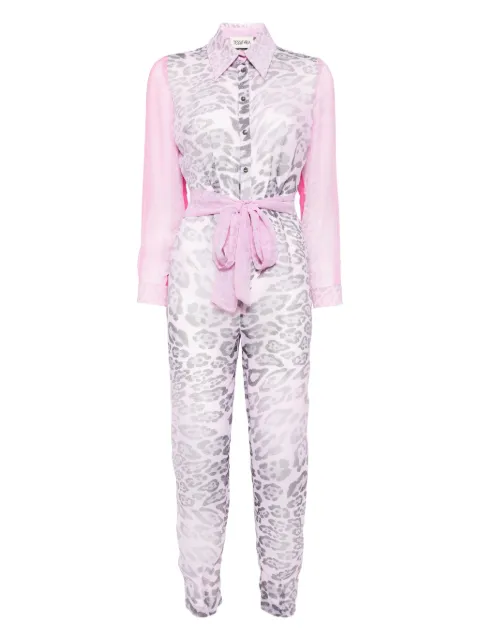 Tessitura Body Couture Leopard jumpsuit
