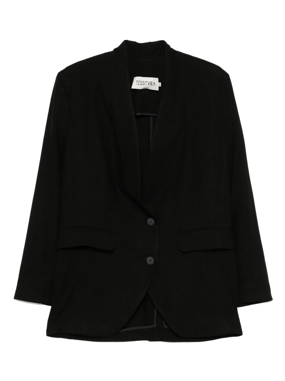 Tessitura Body Couture Kimono Blazer In Black