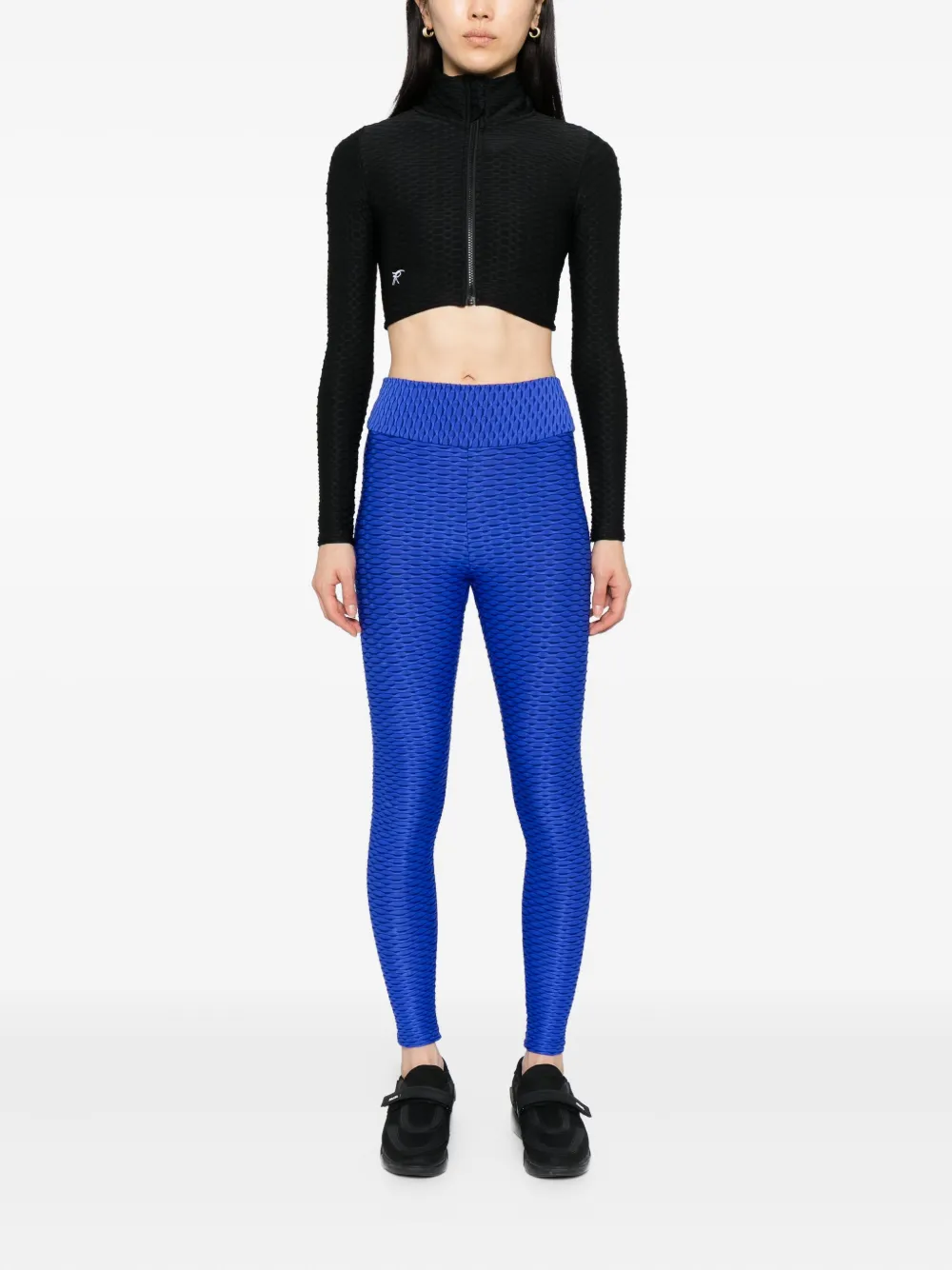 Tessitura Body Couture Geplooid jack - Zwart