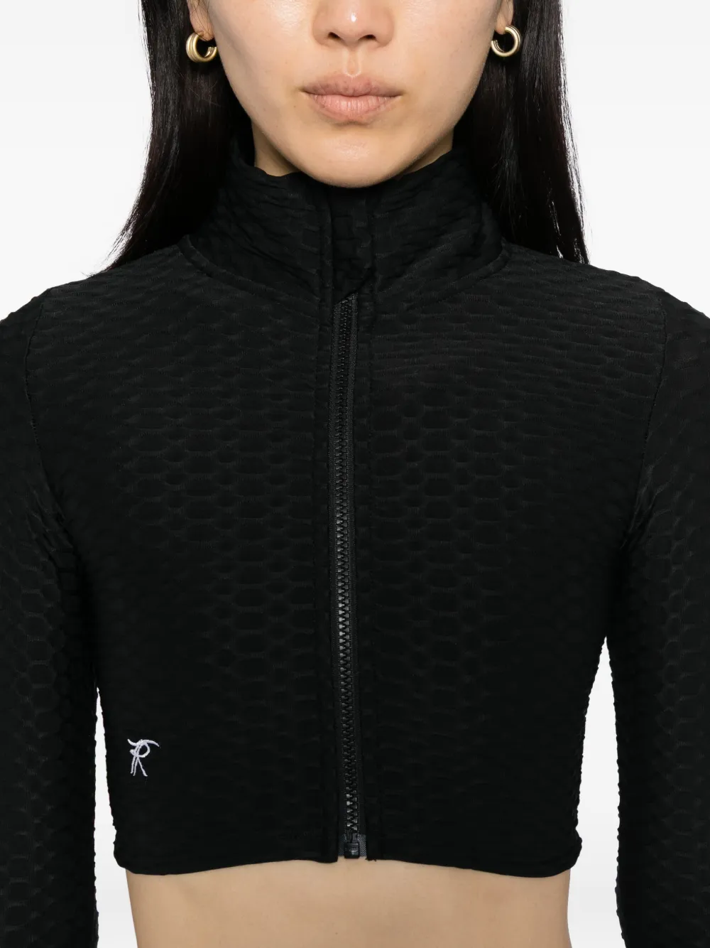 Tessitura Body Couture Fully Pleated Jacket In Black