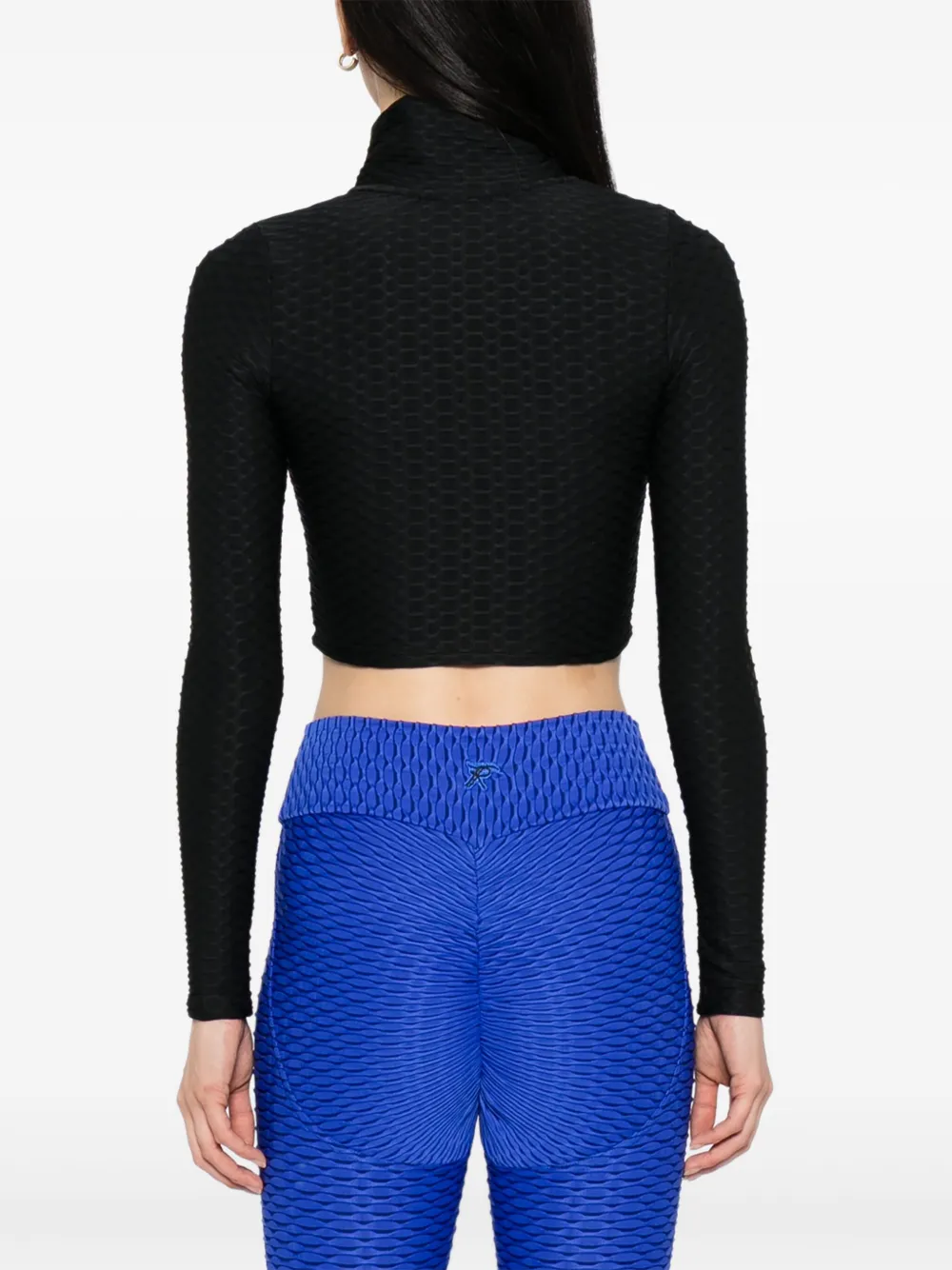 Tessitura Body Couture Fully Pleated Jacket In Black
