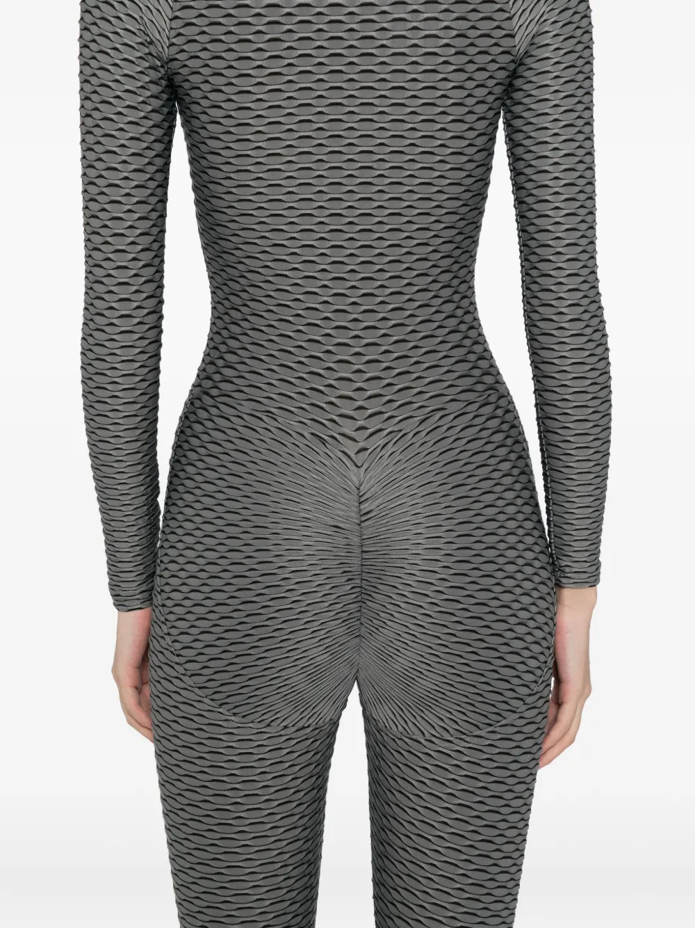 Tessitura Body Couture 3d Move Jumpsuit In Multi